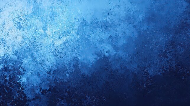 Abstract Blue Particle Explosion