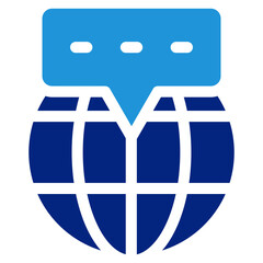 Domain Name Icon Element For Design