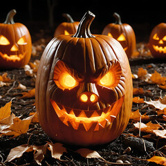 Halloween Pumpkin  or Jack-o&rsquo;-Lantern