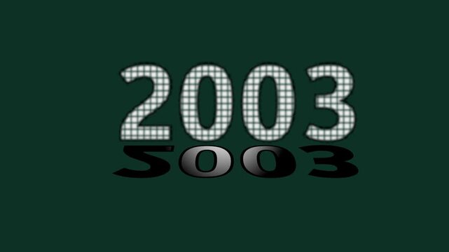 text 2003 animation colorful background and Digital Data moving on Circuit Board . Abstract high tech Artificial intelligence (AI), data mining, modern computer technology&nbsp;surface