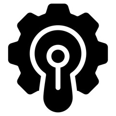 Authentication Icon Element For Design
