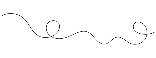 Abstract wavy squiggle dashed line collection. Dotted spiral curve line. Transport dot paths lines. Thin line abstract doted swirl path. Minimal squiggle divider, loopy line vector icon in eps 10.