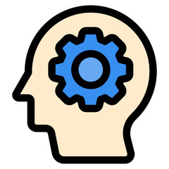 Artificial Intelligence Icon Element For Design