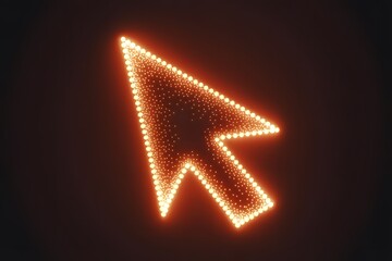 Orange Particle Arrow Trail Effect