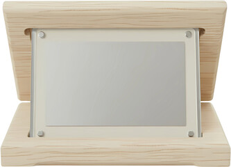 Blank Gold and Crystal Trophy Plaque for Awarding Achievement and Success