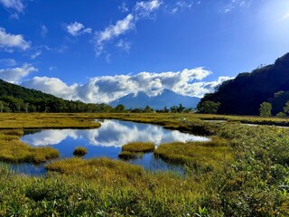 Ozegahara Wetland and Wooden Boardwalk, Oze National Park, Gunma, Japan