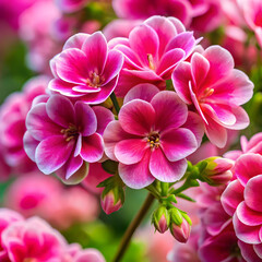 close up of pink flowers