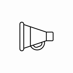 film director megaphone icon sign vector