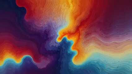 Abstract Thermal Heat Map Gradient Background