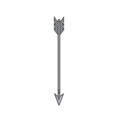 arrow on white background