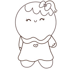 Cute Gingerbread Hands drawn PNG.