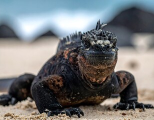 Close-up of a marine iguana (1)