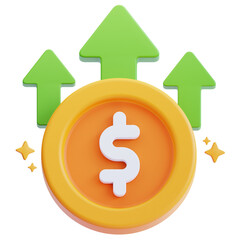 3D Profit Icon