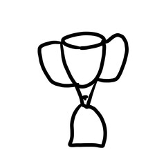 トロフィ、サッカー、優勝、スポーツ