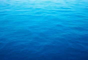 Fototapeta premium Abstract calming ocean blue gradient with subtle noise texture, wallpaper, organic