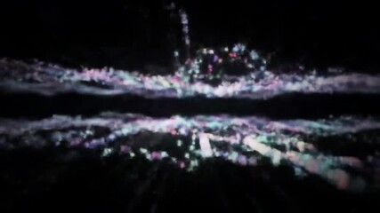 Dark corrupted video feed with cinematic static noise and pixel glitch streaks. - Powered by Adobe