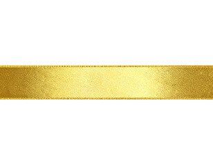 Gold ribbon banner