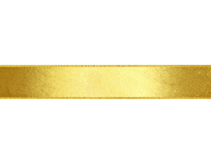 Gold ribbon banner