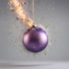 Exploding christmas ball