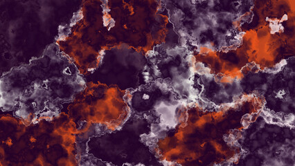 Vibrant abstract galaxy clouds gradient background.