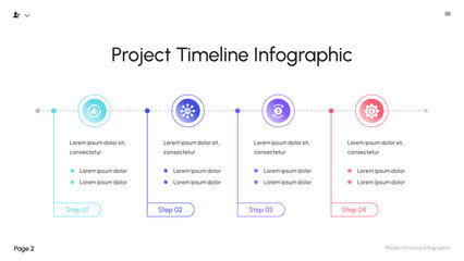 Modern Timeline Infographic
