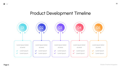 Modern Timeline Infographic