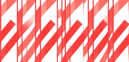 Fototapeta premium Classic red and white vertical stripes, seamless repeat , minimalist, texture