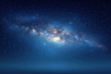 Fototapeta premium Starry Night Sky with Milky Way Galaxy