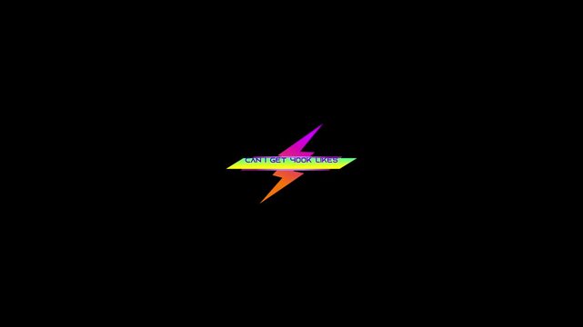 400k like creative glowing simple animation in black background with luminous modern abstract digital design and elegant effect.