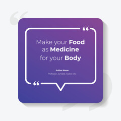 Gradient Bubble testimonial banner, quote, infographic. Social media post template designs for quotes. Empty speech bubbles, quote bubbles and text box