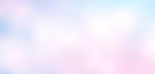 Dreamy pastel blue and pink ombre background, abstract soft blur, light, blur