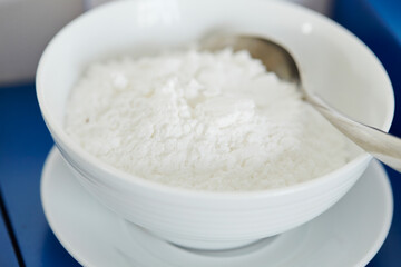 Salt in a bowl