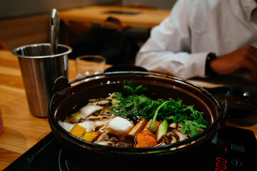 Delicious Hot Pot with Fresh Ingredients