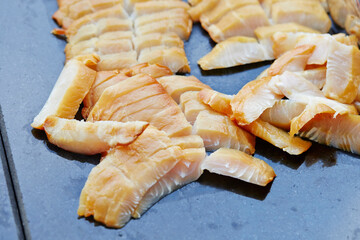 Buffet food on a plate