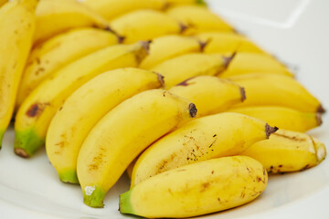 bananas on a plate