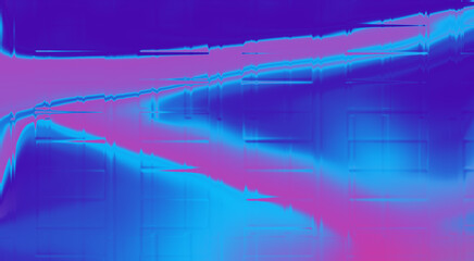 Vibrant Purple Blue Glitch Art: Abstract Digital Distortion Background for Modern Designs