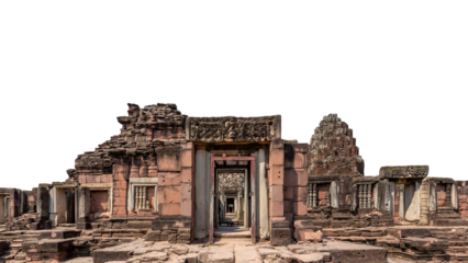 An iconic ancient Khmer architecture landmark, Angkor Wat temple in Cambodia is a historical heritage monument of Buddhist culture