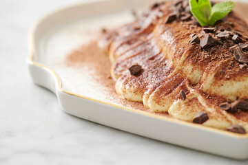 piece of cake on a plate