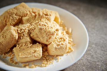 Korean traditional food rice cake