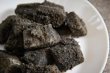 Korean traditional food rice cake