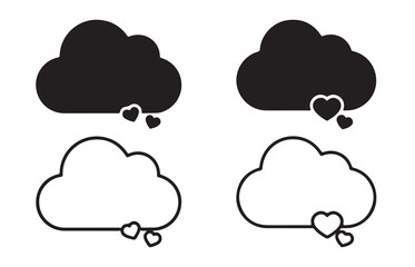 Paper icon silhouette and outline vector