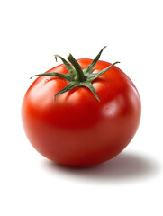 Single Red Tomato Illustration
