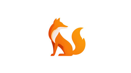 Fototapeta premium Geometric Fox Logo 