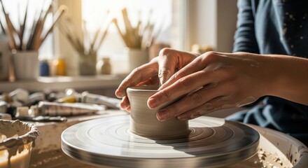 Therapeutic Hobby: Creative Hands Crafting Art for Mental Wellness