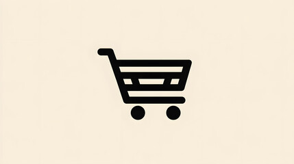 Shopping Cart Icon – E-commerce and Online Store Symbol in Flat Design