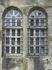 Fototapeta premium Gothic Windows on Old Building