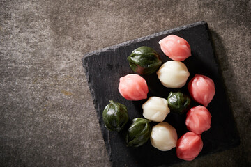 Korean traditional food rice cake