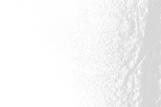 white snow on the transparent background