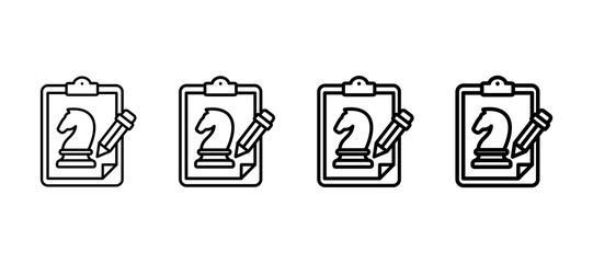 Strategy Multiple Line Icon Element
