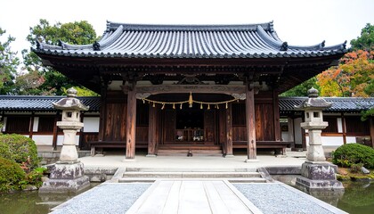 Fototapeta premium Traditional Japanese temple facade